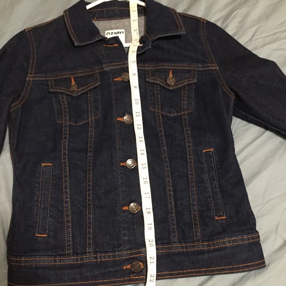NWOT Old Navy Womens Dark Denim Jean Jacket Size S - Picture 4 of 8
